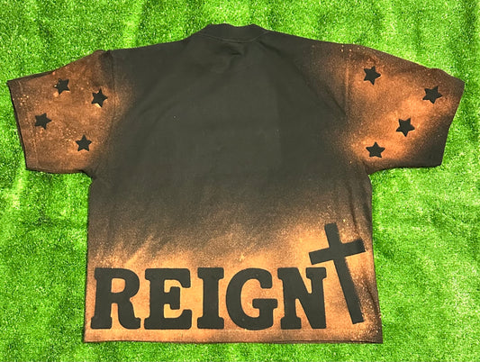 Black Splatter Box Tee