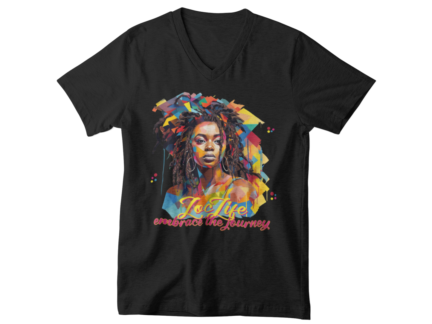 Loc Journey V-Neck Tee