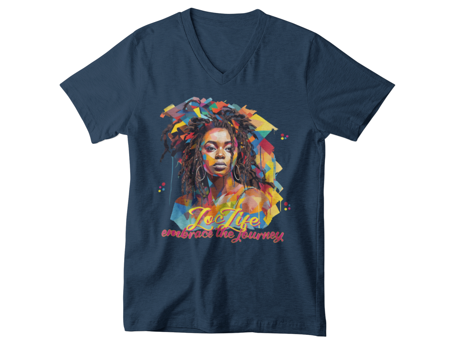 Loc Journey V-Neck Tee
