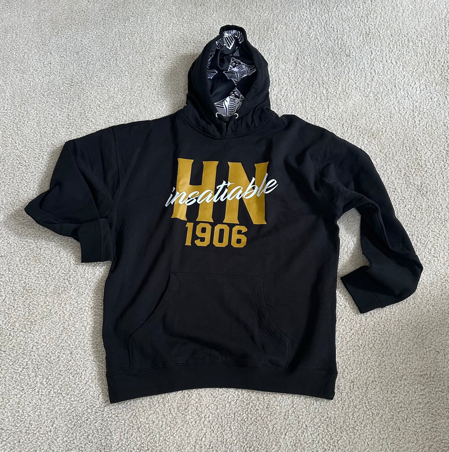 Insatiable HN - Know Your Roots Hoodie w/hoodie liner
