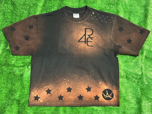 Black Splatter Box Tee
